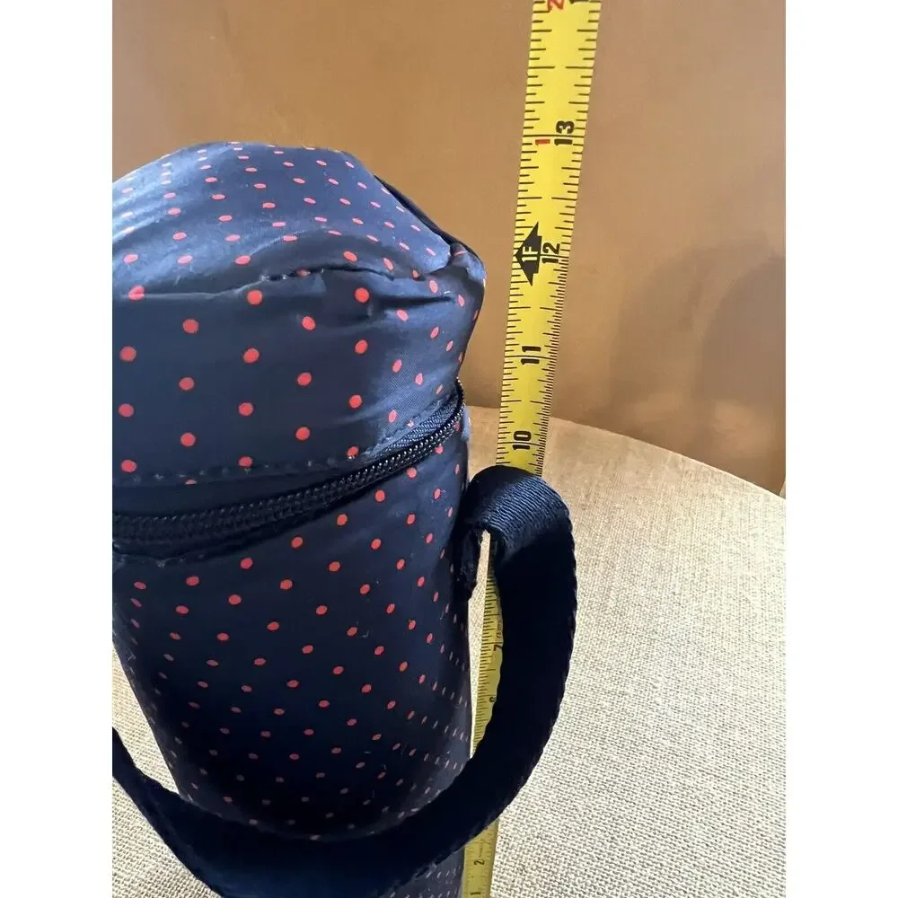 NWOT Insulated Portable Blue and Red Wine Tote--NEVER USED